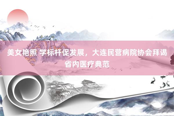 美女艳照 学标杆促发展,大连民营病院协会拜谒省内医疗典范
